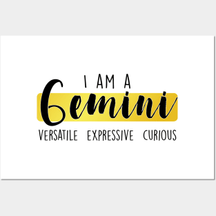 I am a Gemini Posters and Art